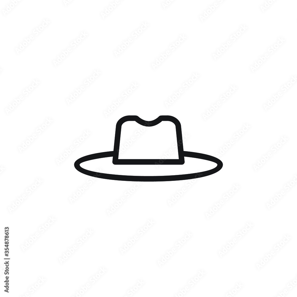 cowboy hat icon vector cowboy hat icon vector