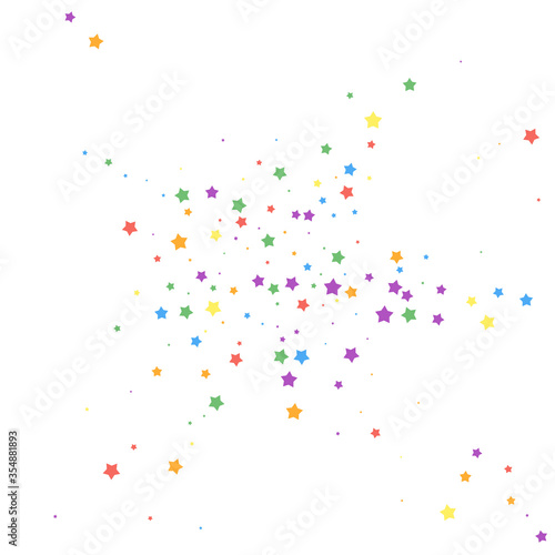 Festive confetti. Celebration stars. Joyous stars 
