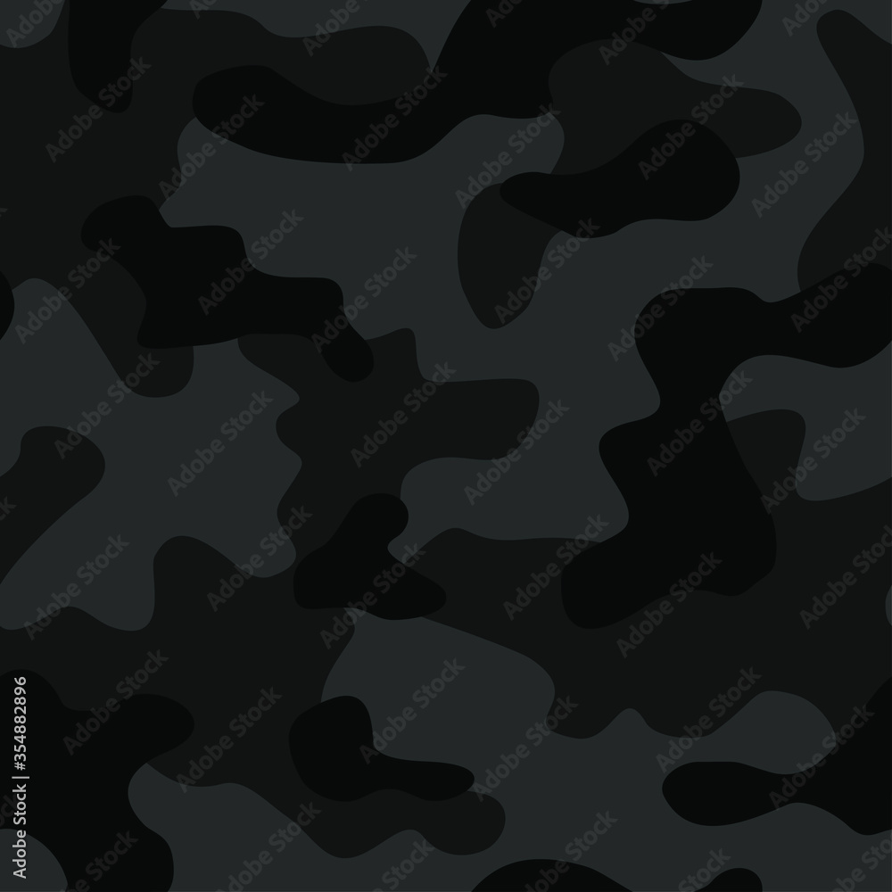 Camouflage texture seamless pattern. Abstract modern military camo endless ornament for fabric and fashion print. Vector illustration. Camouflage texture seamless pattern. Abstract modern military camo endless ornament for fabric and fashion print. Vector illustration.