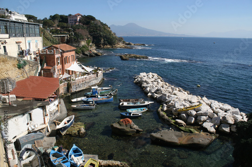 bay of Marechiaro a small fishing port photo