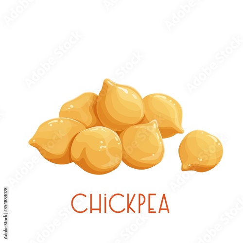 Heap of chickpeas