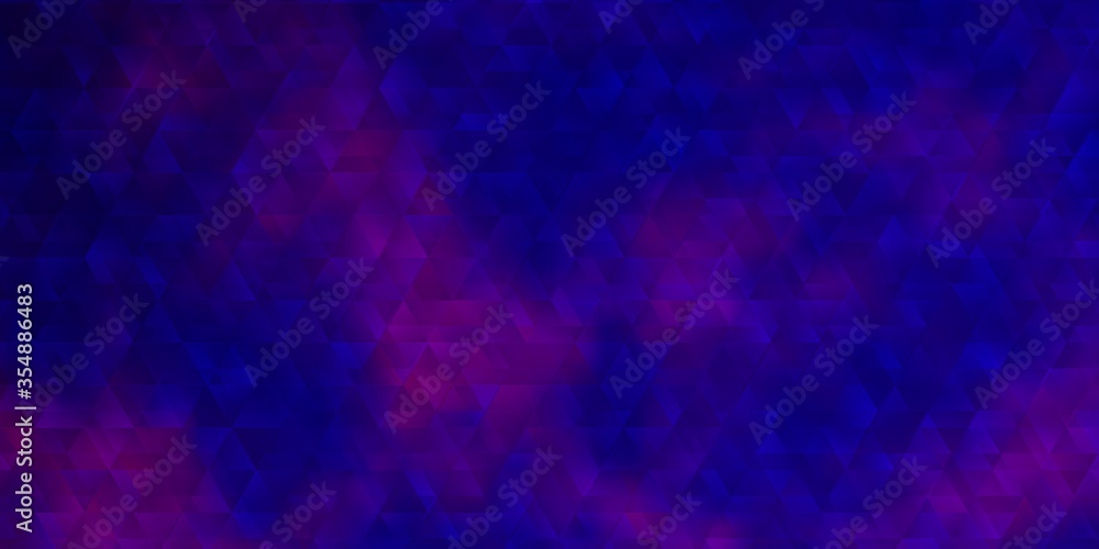 Light Purple vector layout with lines, triangles. Light Purple vector layout with lines, triangles.