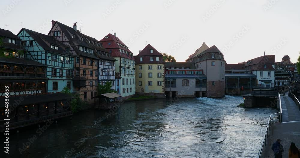 Petite France area in STrasbourg Alsace Petite France area in STrasbourg Alsace