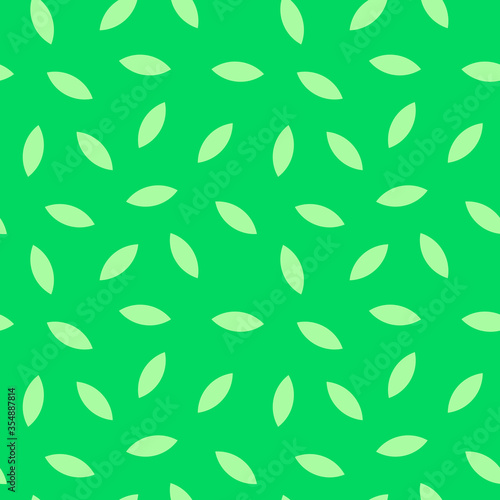 Green Texture with Leaves, Colorful light background. Style flat texture for Eco web site or Cover.