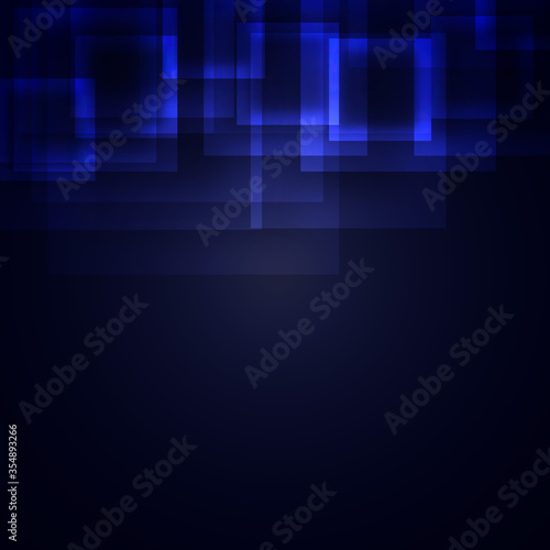  blue squares on a dark background