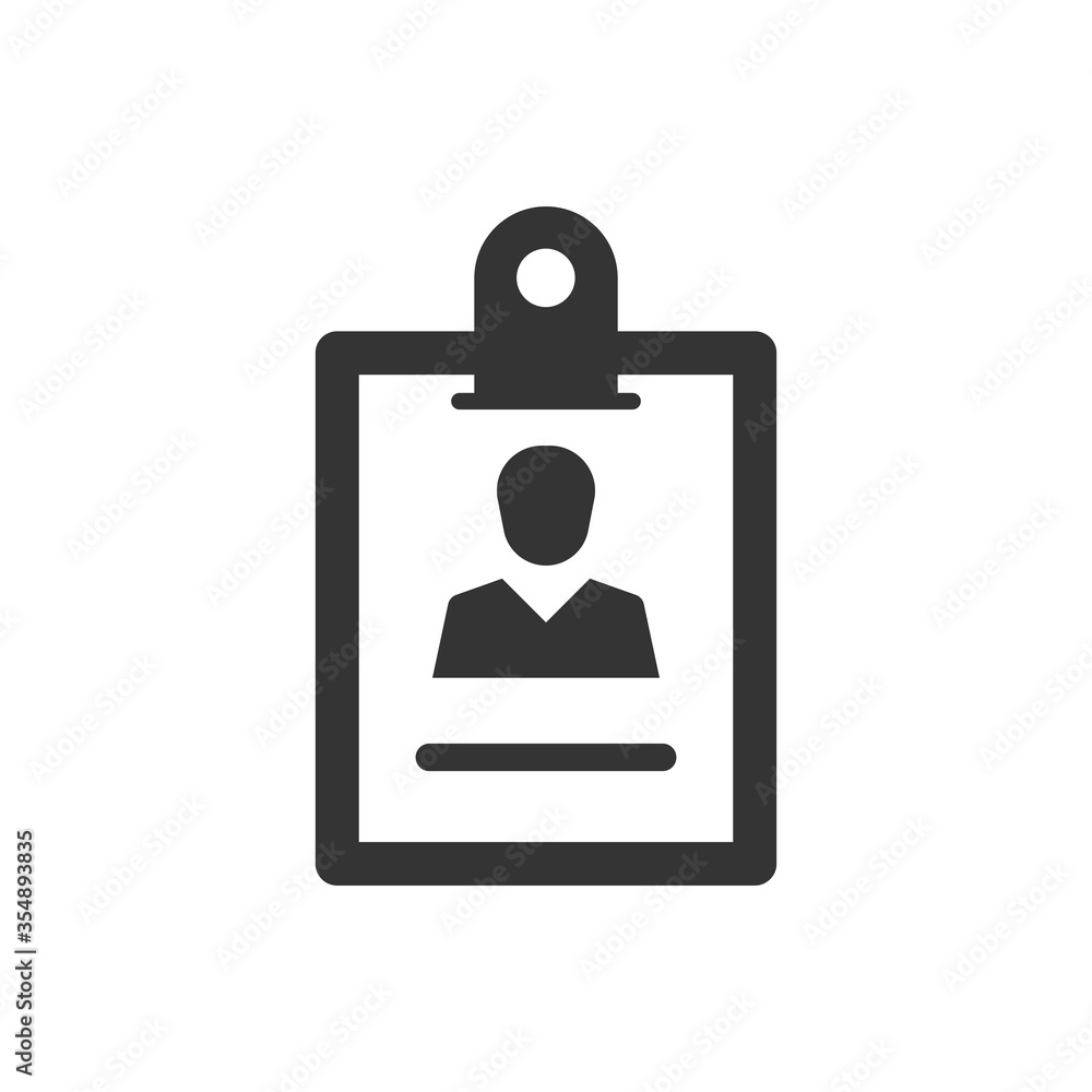 Employee Resume Icon