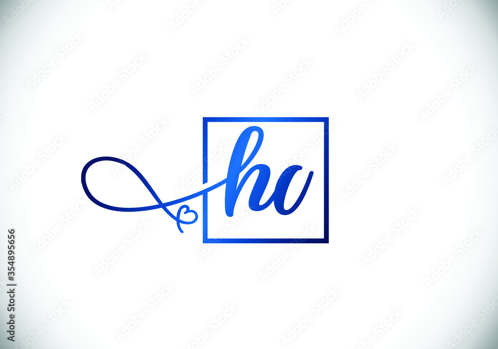 Initial Monogram Letter H C Logo Design Vector Template. HC Letter Logo Design Initial Monogram Letter H C Logo Design Vector Template. HC Letter Logo Design