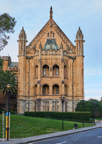 Sydney, NSW/Australia - 05 13 2020: Historic Buildings. University of Sydney. Great Hall, Mc Laurin Hall, Philosophy Common Room. 