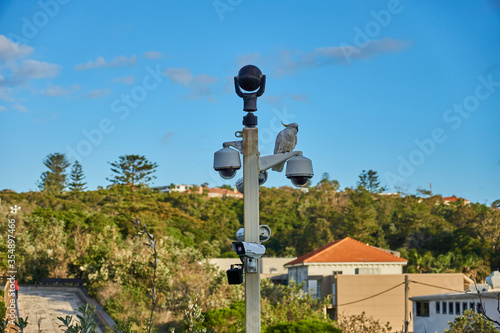 Photography Sydney, NSW/Australia - 05 18 2020: surveillance cameras