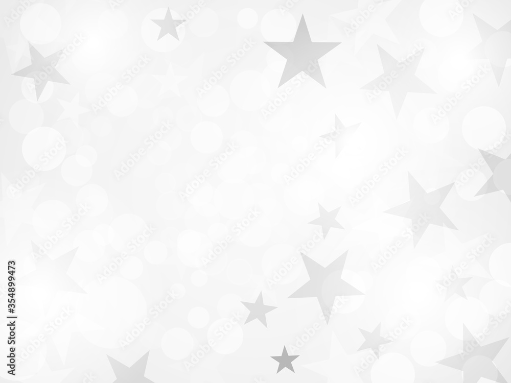White defocused light background. Flickering lights with stars. Christmas holiday backdrop White defocused light background. Flickering lights with stars. Christmas holiday backdrop