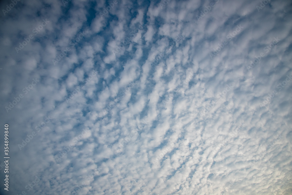 Sky Cirrocumulus cloud on a clear day 