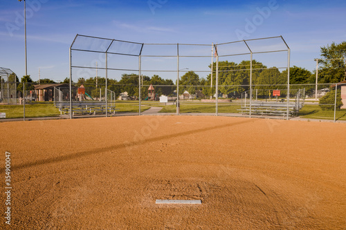 baseball diamond where games should be played but now only has practices