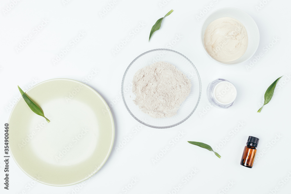 Ingredients for homemade beauty treatments Ingredients for homemade beauty treatments
