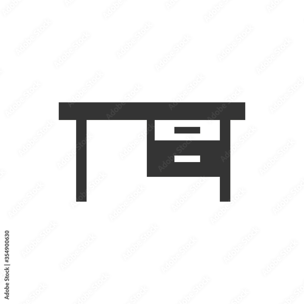 Office Desk Icon Office Desk Icon
