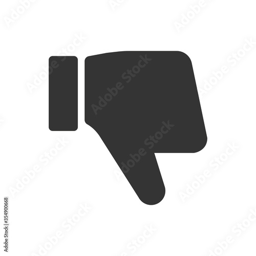 Dislike vector icon