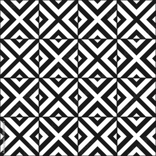 Seamless geometric abstract pattern. Ornament for ceramic tile.