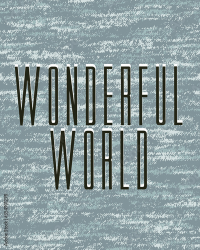 Slogan graphic fashion shirt print. melange texture background.