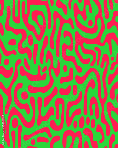 Abstract seamless pattern  memphis style design.