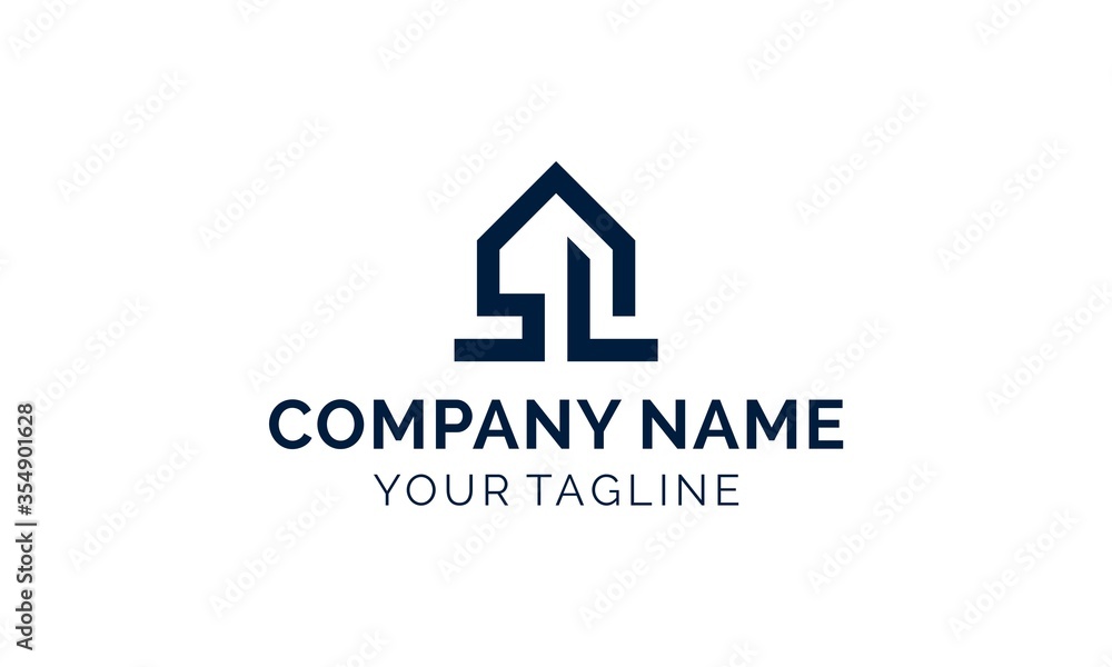 modern simple initial / letter s and L logo design modern simple initial / letter s and L logo design