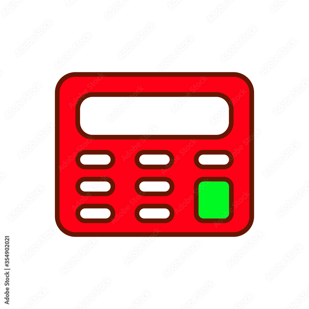 Calculator icon vector Calculator icon vector