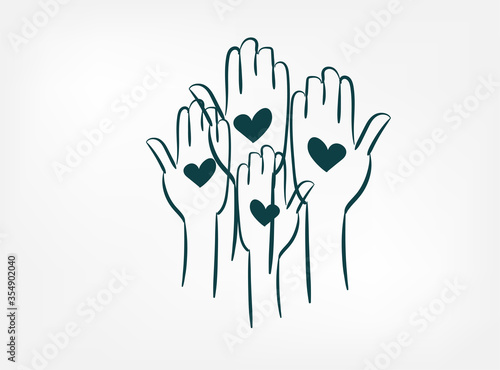 prevention doodle vector concept isolated sign symbol