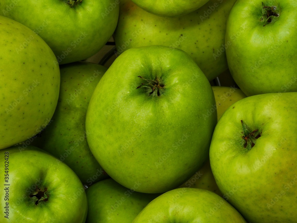 green apples background green apples background