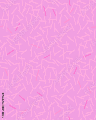 seamless pattern with pink shapes. 