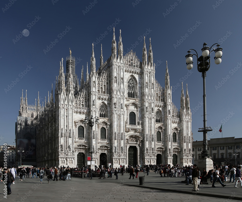 Main Cathedral-Basilica of Milan. Italy.