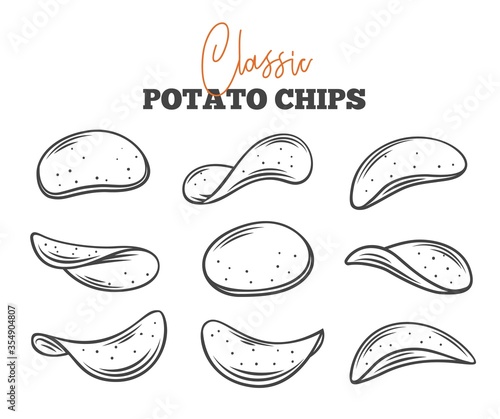 Potato chips set