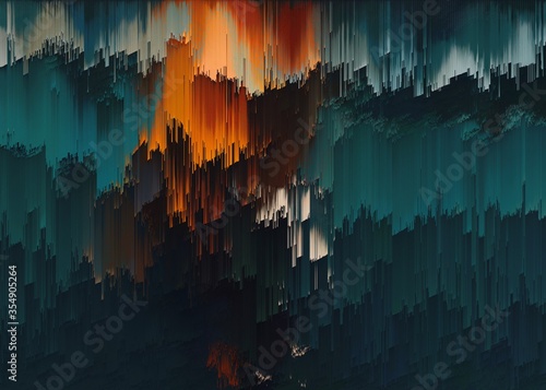 Abstract Colorful Geometrical Artwork,Abstract Graphical Art Background Texture,Modern Conceptual Art,Synthwave Aesthetic Poster Print,3D Rendering