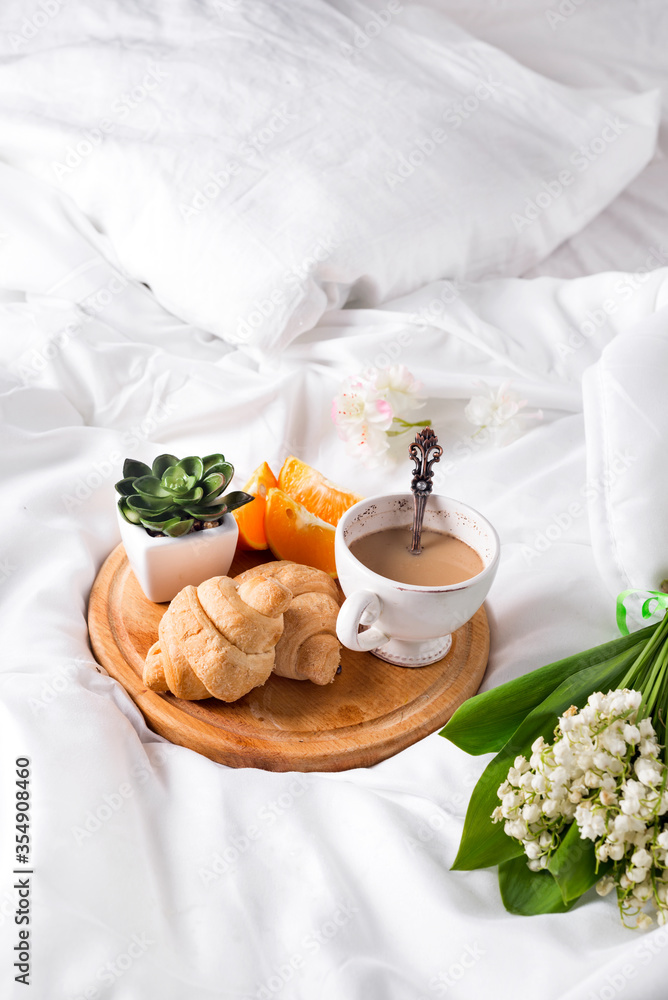Breakfast in bed Morning Breakfast in bed Morning