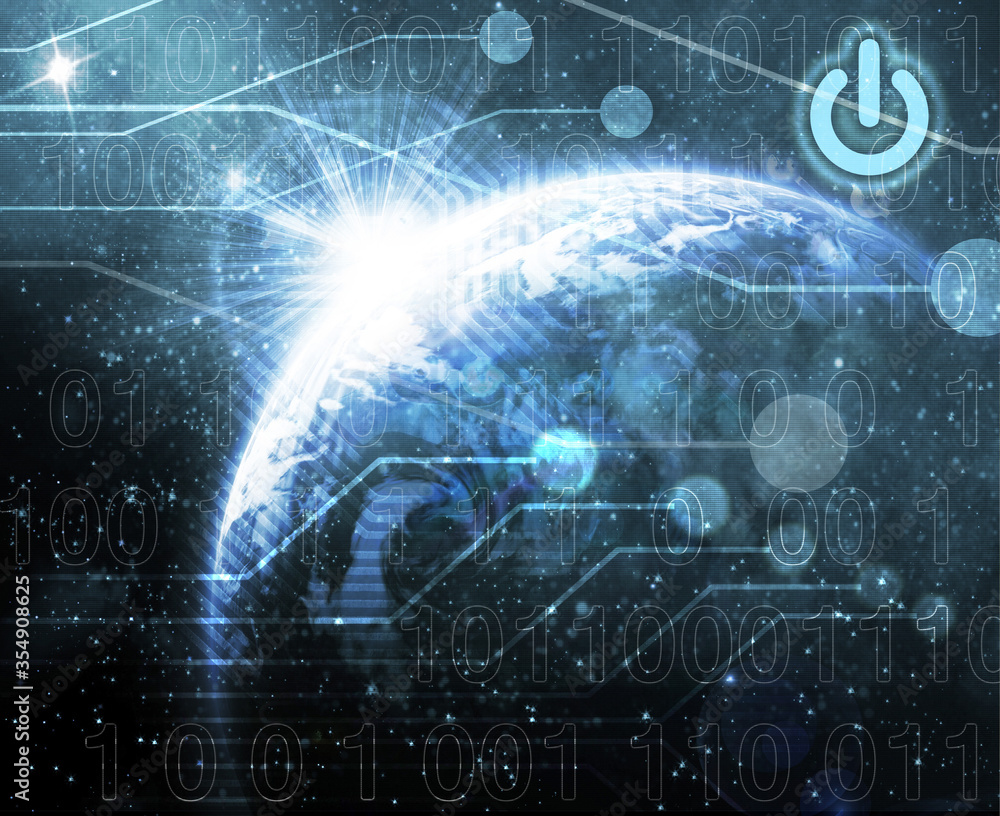 Obraz premium digital world