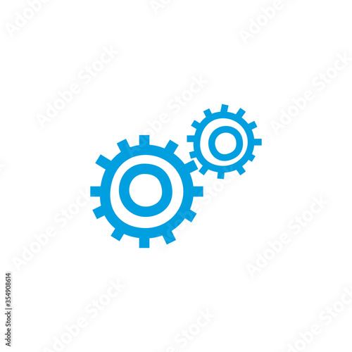 Hand drawn gears. Doodle ci...