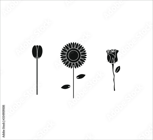flower vector. illustration for web and mobile design.