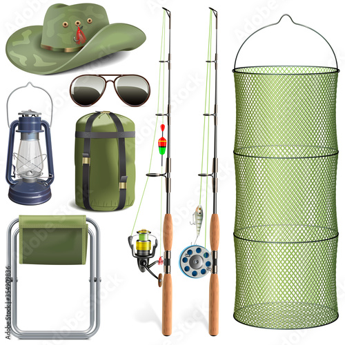 Vector Fishing Accessories