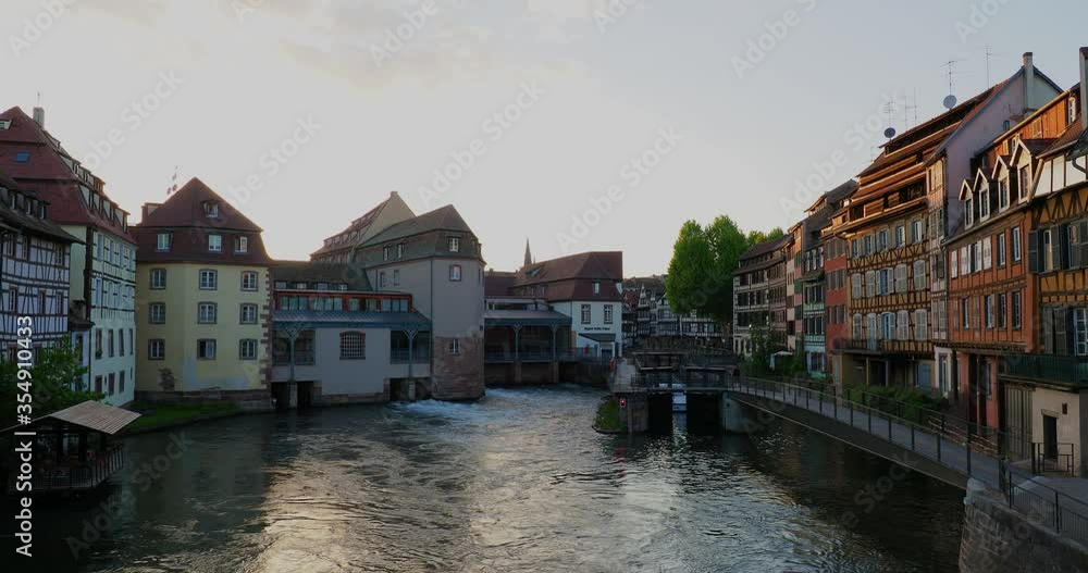 Petite France area in STrasbourg Alsace Petite France area in STrasbourg Alsace