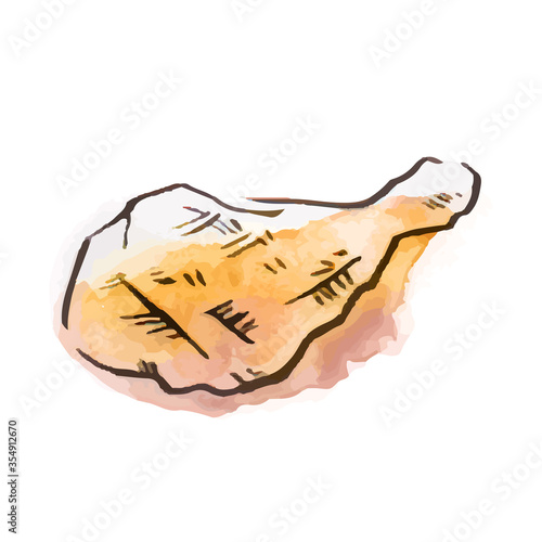 夏のイラスト：フライドチキン