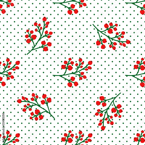Seamless pattern fruit berry market. Design farm natural vitamin