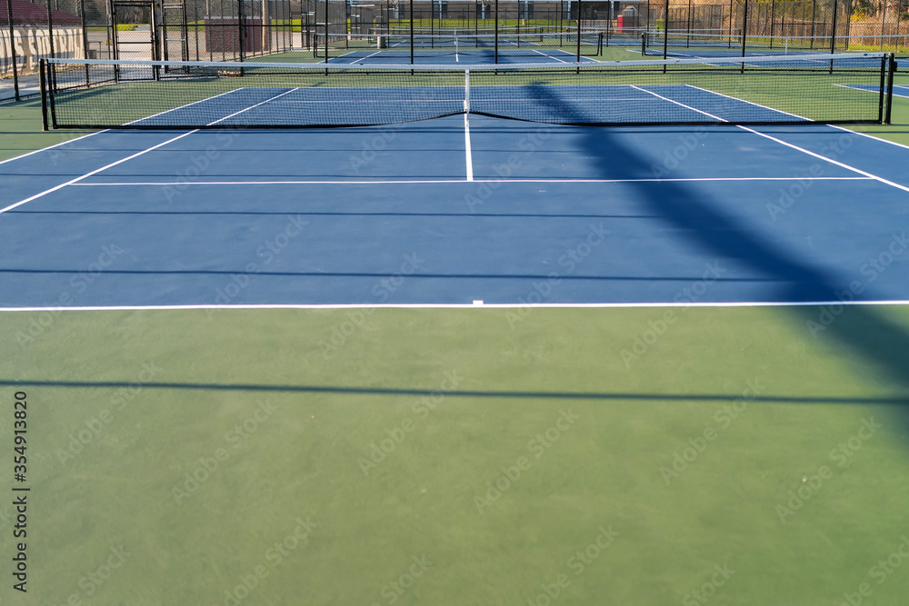 Empty Tennis Courts