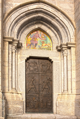 Doors Main Entrance temple in Italy © panaramka