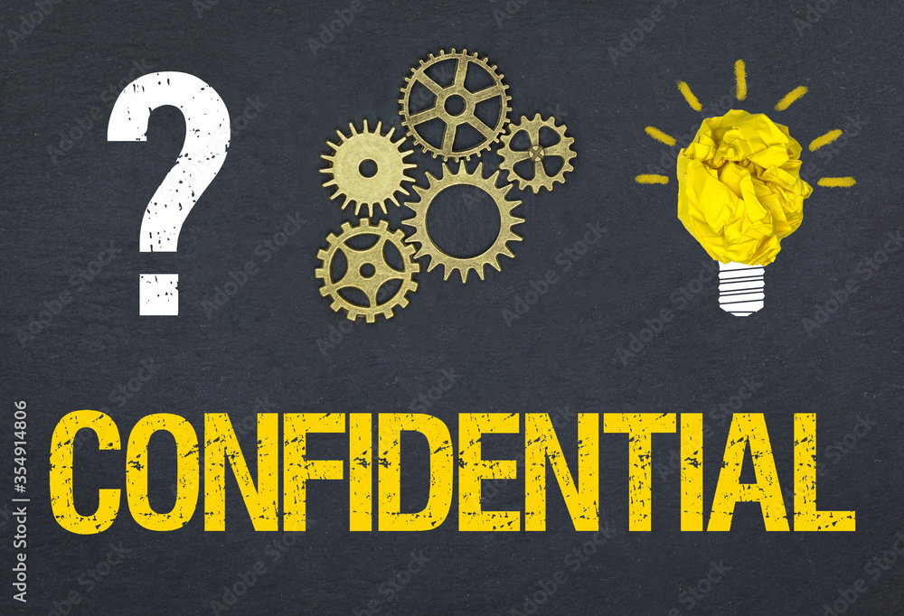 Obraz premium Confidential