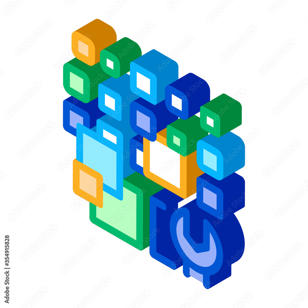 salary for work icon vector. isometric salary for work sign. color isolated symbol illustration salary for work icon vector. isometric salary for work sign. color isolated symbol illustration