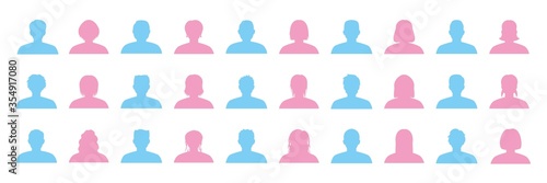 人シルエット 男女セット アイコン Stock Vector Adobe Stock 人シルエット 男女セット アイコン Stock Vector Adobe Stock