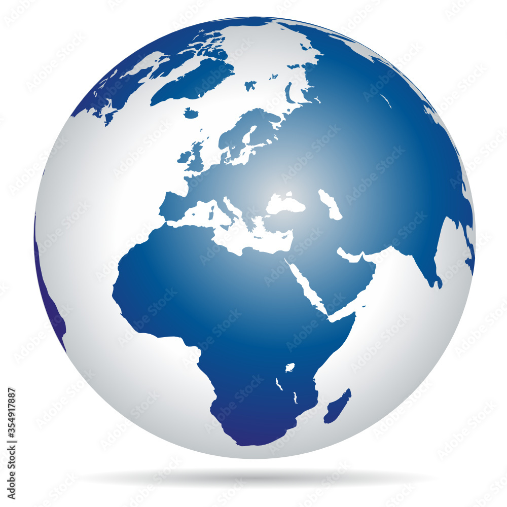 Erdkugel Globus Icon Vector