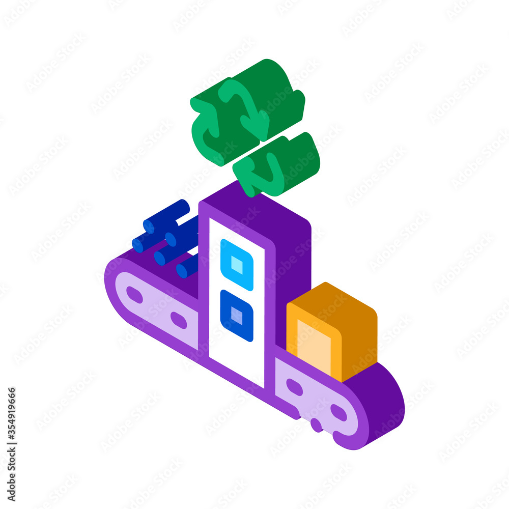 start of industry icon vector. isometric start of industry sign. color isolated symbol illustration start of industry icon vector. isometric start of industry sign. color isolated symbol illustration