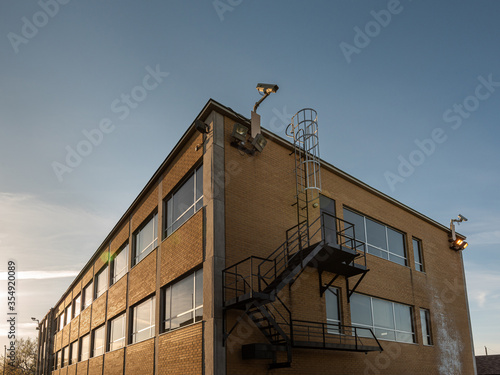 The exterior facade of a generic small business