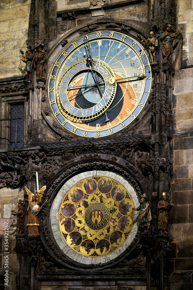 Obraz premium Astronomische Uhr am Altstädter Rathaus Prag