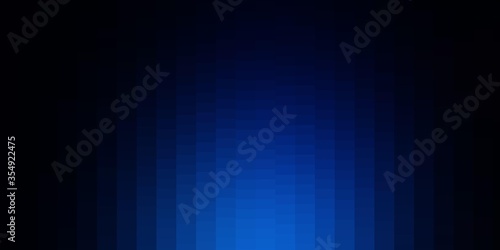 Dark BLUE vector texture in rectangular style. Illustration with a set of gradient rectangles. Pattern for websites, landing pages.