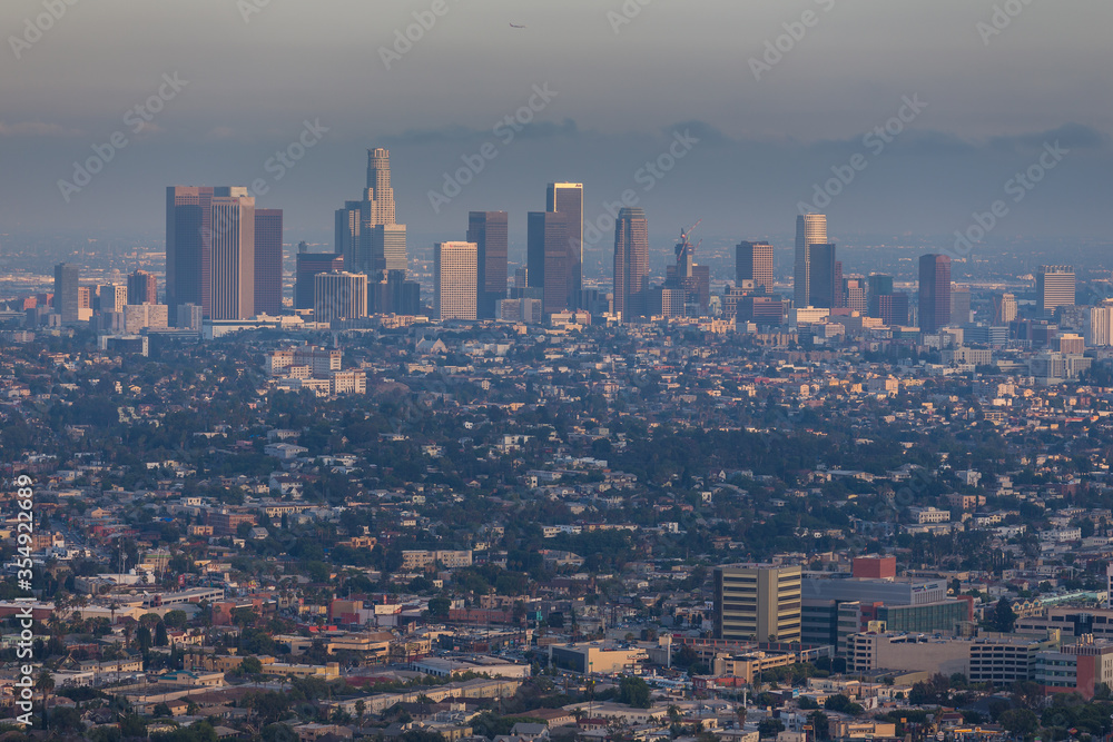 View of Los Angeles, Hollywood, California, USA.