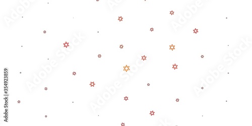 Light yellow vector texture with disease symbols.